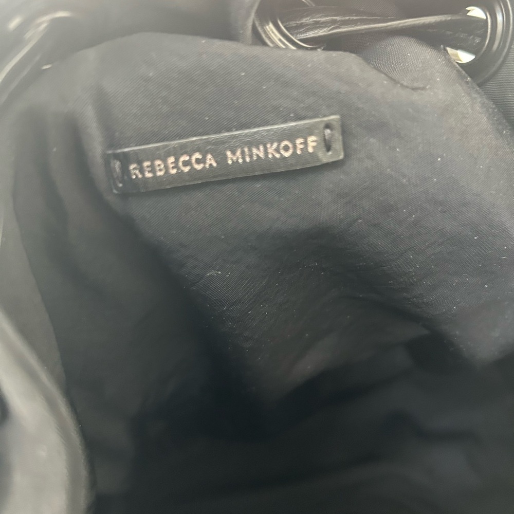 Rebecca Minkoff Black Drawstring Shoulder Bag - Picture 3 of 4